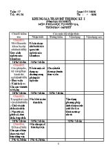 Đề thi học kì I Sinh học 6 (Có đáp án) - Năm học 2016-2017 - Trường THCS Tú Điềm